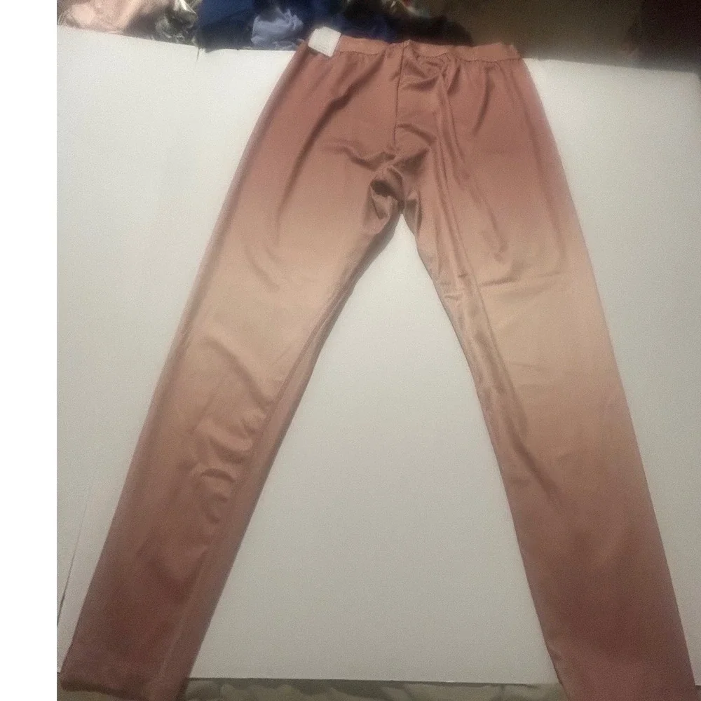 Victoria's Secret PINK Ultimate Leggings Sports Bra Set Mauve Ombre XXL NEW